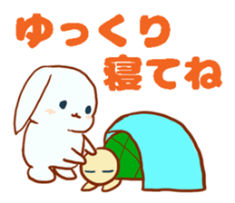 usagi & kamekichi sticker #10395613