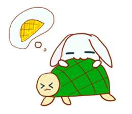 usagi & kamekichi sticker #10395616