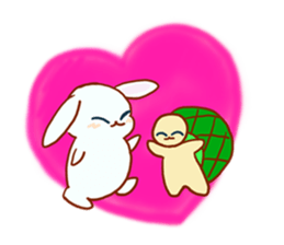 usagi & kamekichi sticker #10395617