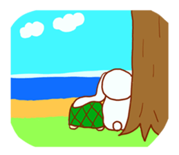 usagi & kamekichi sticker #10395619