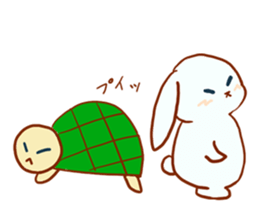 usagi & kamekichi sticker #10395622