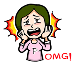 P Girl Thai sticker #10395641
