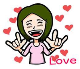 P Girl Thai sticker #10395644