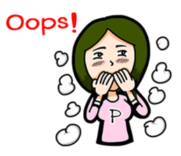 P Girl Thai sticker #10395648