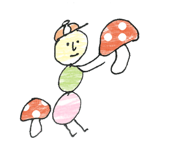 dumpling caterpillar sticker #10396167