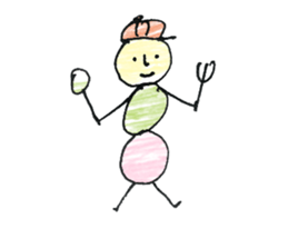 dumpling caterpillar sticker #10396176