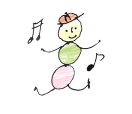 dumpling caterpillar sticker #10396178