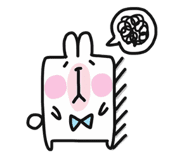 Happy bunny&cat sticker #10396269