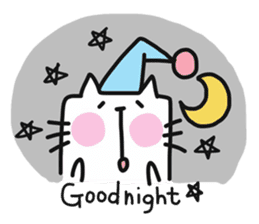 Happy bunny&cat sticker #10396272
