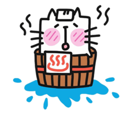 Happy bunny&cat sticker #10396302