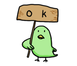 Piyo Piyo bird time sticker #10396335