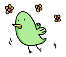 Piyo Piyo bird time sticker #10396343