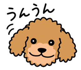 Cute! Poodle Stickers sticker #10396709