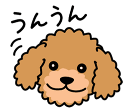 Cute! Poodle Stickers sticker #10396709