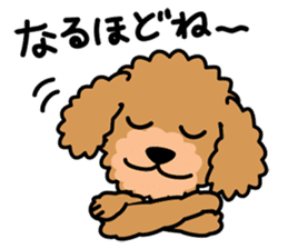Cute! Poodle Stickers sticker #10396710