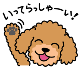 Cute! Poodle Stickers sticker #10396715