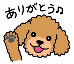 Cute! Poodle Stickers sticker #10396717