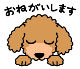 Cute! Poodle Stickers sticker #10396725