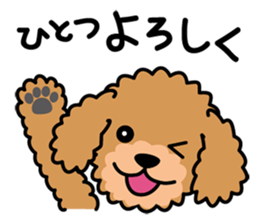 Cute! Poodle Stickers sticker #10396726