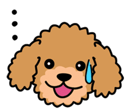 Cute! Poodle Stickers sticker #10396730