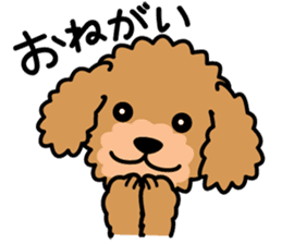 Cute! Poodle Stickers sticker #10396732