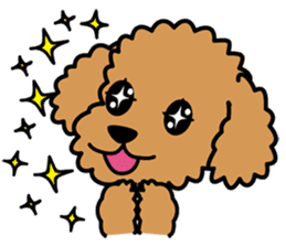 Cute! Poodle Stickers sticker #10396733