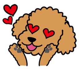 Cute! Poodle Stickers sticker #10396734