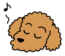 Cute! Poodle Stickers sticker #10396735