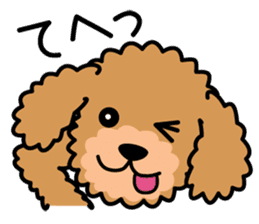 Cute! Poodle Stickers sticker #10396736