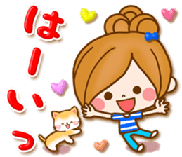 Leisurely a girlfriend 10 good friend sticker #10396749