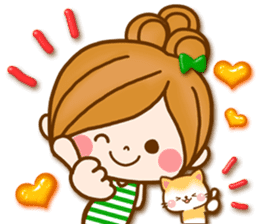 Leisurely a girlfriend 10 good friend sticker #10396763