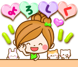 Leisurely a girlfriend 10 good friend sticker #10396777