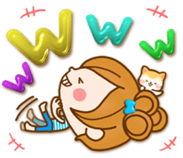 Leisurely a girlfriend 10 good friend sticker #10396782