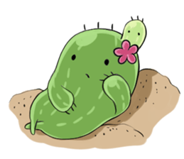 Cactus cactus sticker #10396987