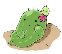Cactus cactus sticker #10396987