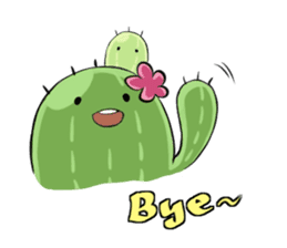 Cactus cactus sticker #10396989