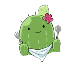 Cactus cactus sticker #10396991