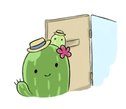 Cactus cactus sticker #10396996