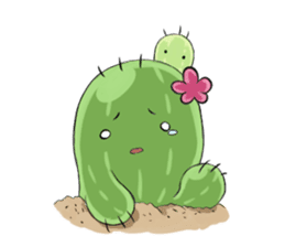 Cactus cactus sticker #10396998