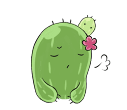 Cactus cactus sticker #10397013
