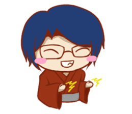 Six person people sticker #10397110