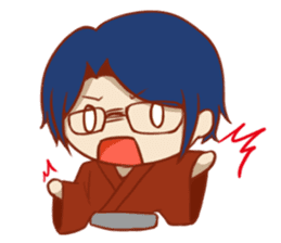 Six person people sticker #10397111