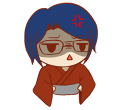 Six person people sticker #10397112