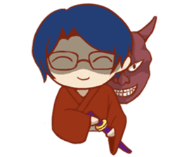 Six person people sticker #10397113