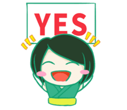 Six person people sticker #10397119