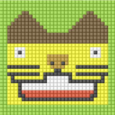 8-bit pixel Castella Cat sticker #10398429