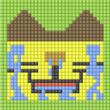 8-bit pixel Castella Cat sticker #10398436