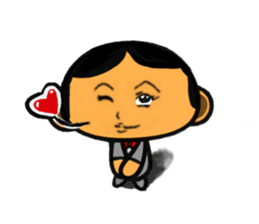 Man in Suit sticker #10398667