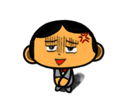 Man in Suit sticker #10398668