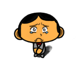 Man in Suit sticker #10398670